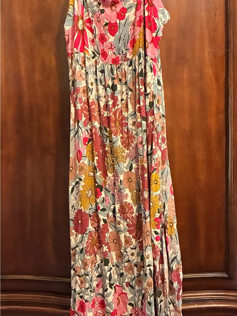 🌸🌿 Natural Life 🌷 Floral Maxi Dress — Adjustable Straps — Boho ✨ Cottagecore. - Picture 2 of 8